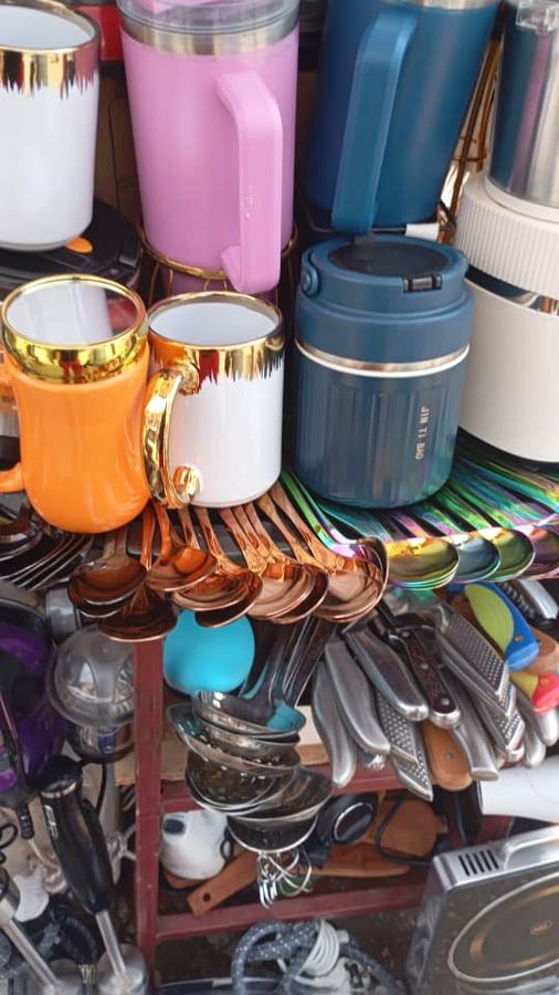 Tumblers, Mugs and Cutlery